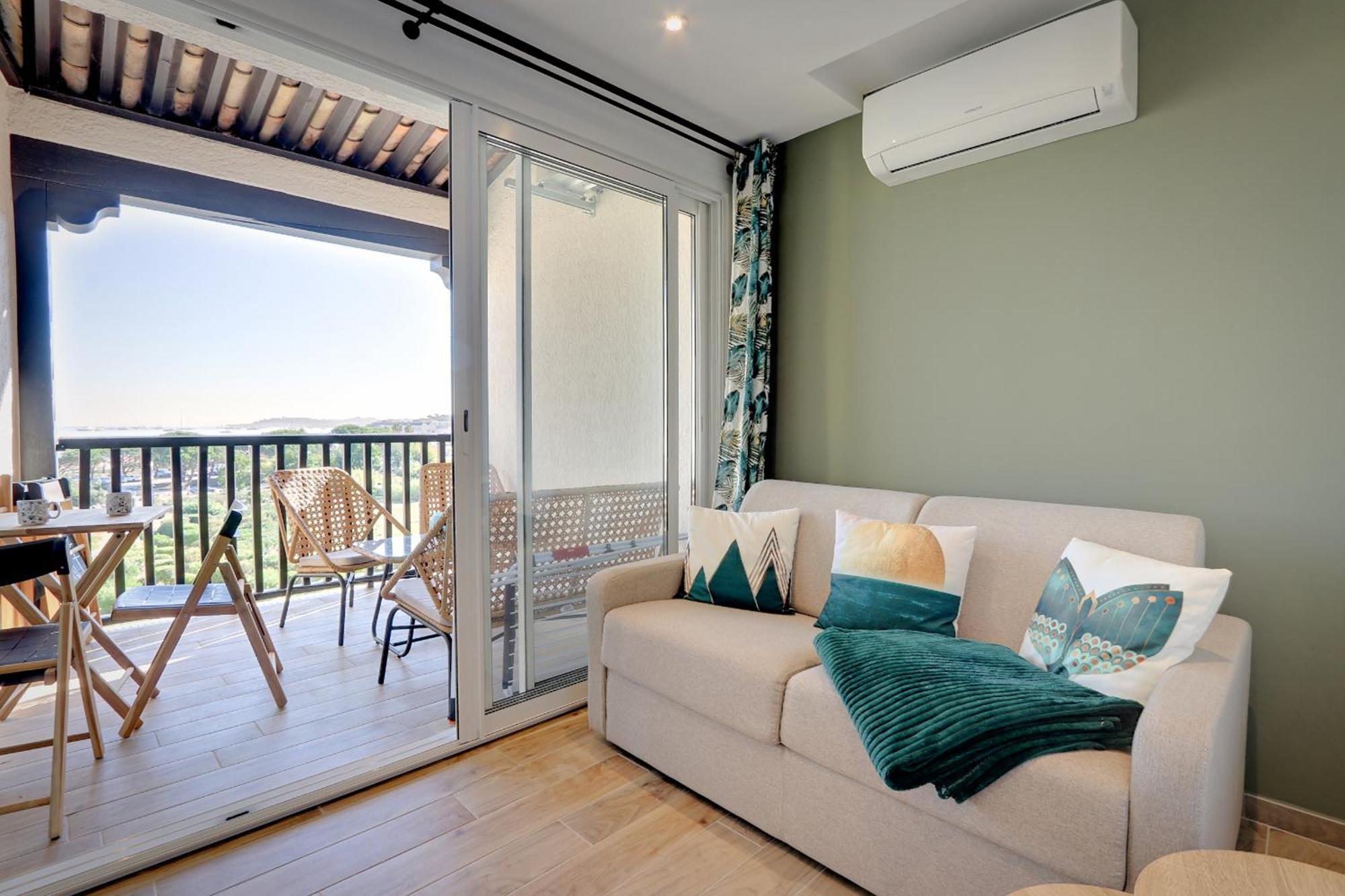 Appartement Cosy Climatise A 100M Des Plages Гасен Екстериор снимка