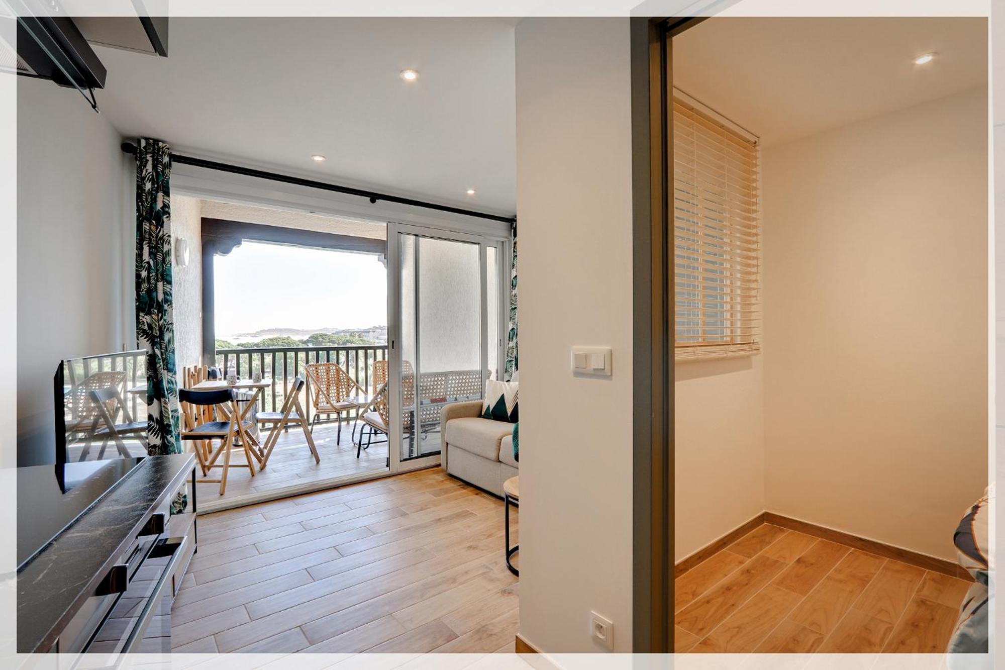 Appartement Cosy Climatise A 100M Des Plages Гасен Екстериор снимка