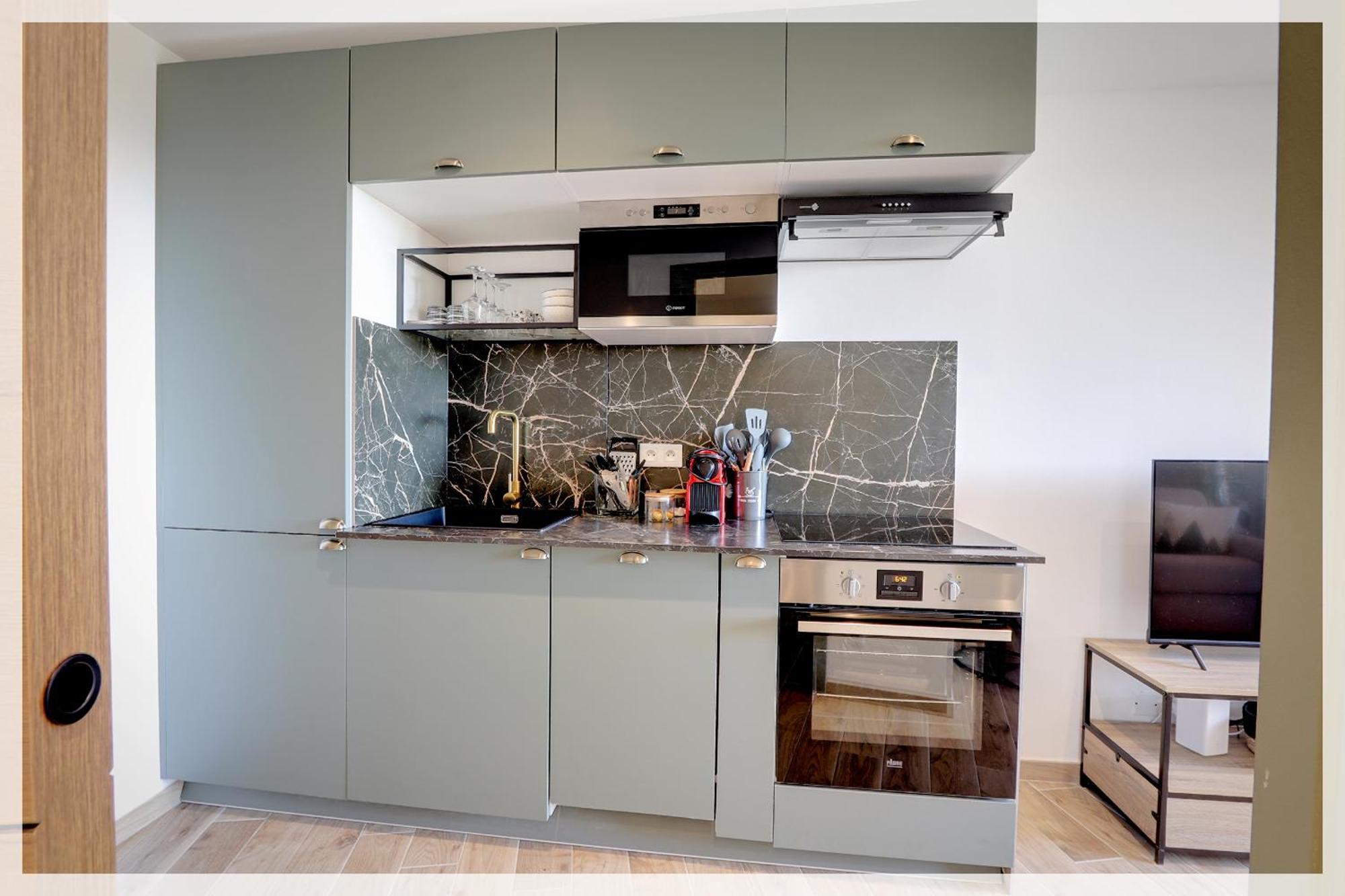 Appartement Cosy Climatise A 100M Des Plages Гасен Екстериор снимка